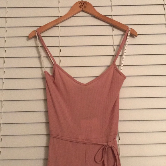 NWT Missguided Rose rib culotte jumpsuit - Picture 4 of 7
